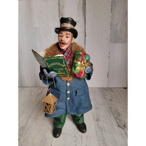 Clothtique vintage James caroler man Xmas home decor unique collectible